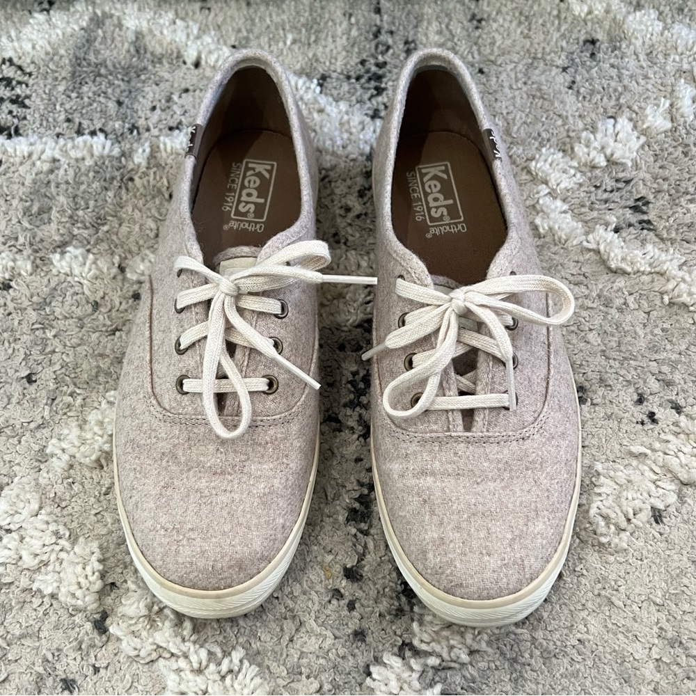 Wool Keds, Light Brown